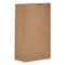 General Paper Bags, 52 lbs Cap., No 2, 8.13"w x 4.25"d x 9.75"h, Kraft, PK500 30902 - alternate 1